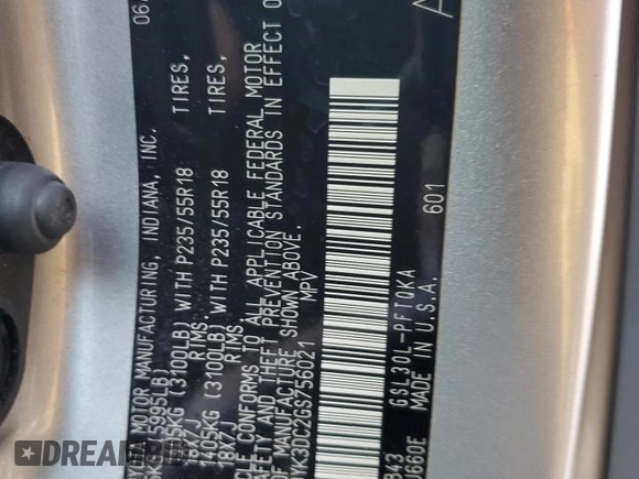 2016 Toyota Sienna XLE z VIN 5TDYK3DC2GS756021, wystawiony jako Copart lot #60636705 z przebiegiem 124 142 mil mil oraz Szkoda całkowita • Salvage title. Historia ofert i sprzedaży dostępna na DreamBid. Obrazek 13.