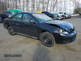 2006 Toyota Camry STD with VIN JTDBE32K163053307, listed as a Copart auction lot 52762575 with 197,335 mi miles and Salvage Title. Bid and sale history available at carsss.com. Image 4.