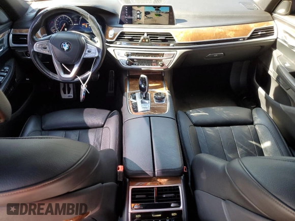 2018 BMW 7 Series 740e xDrive iPerformance with VIN WBA7J2C50JG938505, listed as a Copart auction lot 50485725 with 94,535 mi miles and Salvage Title. Bid and sale history available at carsss.com. Image 8.