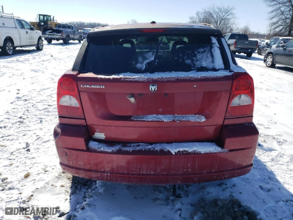 2008 Dodge Caliber SE with VIN 1B3HB28B88D502856, listed as a Copart auction lot 45853265 with 252,530 mi miles and Salvage Title. Bid and sale history available at carsss.com. Image 6.
