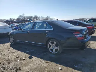 2009 Mercedes-Benz S-Class 5.5L V8 with VIN WDDNG86X69A271016, listed as a Copart auction lot 47071565 with 117,267 mi miles and Clean Title. Bid and sale history available at carsss.com. Image 2.