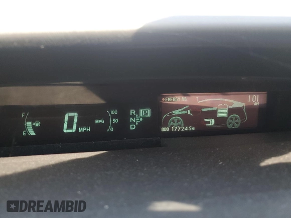 2011 Toyota Prius I with VIN JTDKN3DU6B1464481, listed as a Copart auction lot 55059205 with 177,245 mi miles and Clean Title. Bid and sale history available at carsss.com. Image 9.