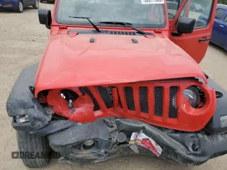 2020 Jeep Wrangler Unlimited Sport S with VIN 1C4HJXDG9LW285783, listed as a Copart auction lot 60877335 with 43,248 mi miles and Salvage title. Bid and sale history available at DreamBid. Image 12.