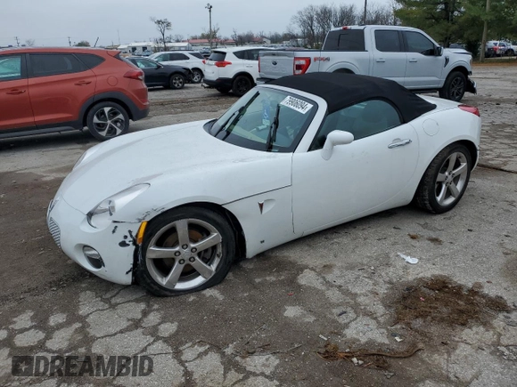 2006 Pontiac Solstice z VIN 1G2MB33B56Y106095, wystawiony jako Copart lot #79906094 z przebiegiem 54 475 mil mil oraz Szkoda całkowita • Salvage title. Historia ofert i sprzedaży dostępna na DreamBid. Obrazek 1.