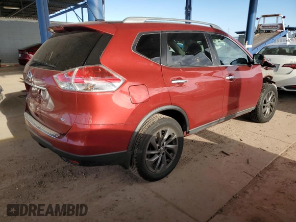 2016 Nissan Rogue SV with VIN KNMAT2MT9GP708518, listed as a Copart auction lot 51318855 with 102,800 mi miles and Salvage Title. Bid and sale history available at DreamBid. Image 3.