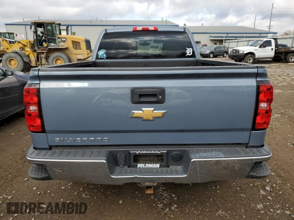 2016 Chevrolet Silverado 1500 LS with VIN 1GCVKNEC7GZ183614, listed as a Copart auction lot 77803884 with 61,276 mi miles and Clean Title. Bid and sale history available at carsss.com. Image 6.