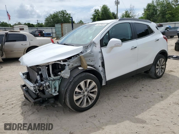 2019 Buick Encore Preferred with VIN KL4CJASB0KB700178, listed as a Copart auction lot 55029485 with 21,512 mi miles and Salvage Title. Bid and sale history available at DreamBid. Image 1.