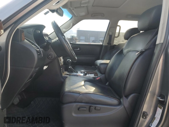 2017 Nissan Armada Platinum z VIN JN8AY2NE2H9700319, wystawiony jako Copart lot #51859735 z przebiegiem Nie podano mil oraz Szkoda całkowita • Salvage title. Historia ofert i sprzedaży dostępna na DreamBid. Obrazek 7.