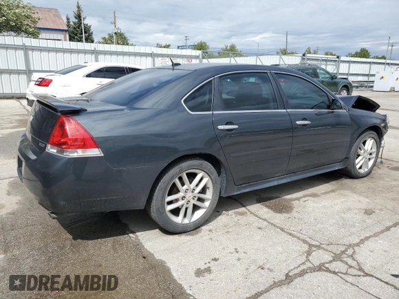 2014 Chevrolet Impala LTZ with VIN 2G1WC5E38E1130730, listed as a Copart auction lot 55465505 with 202,778 mi miles and Salvage title. Bid and sale history available at DreamBid. Image 3.