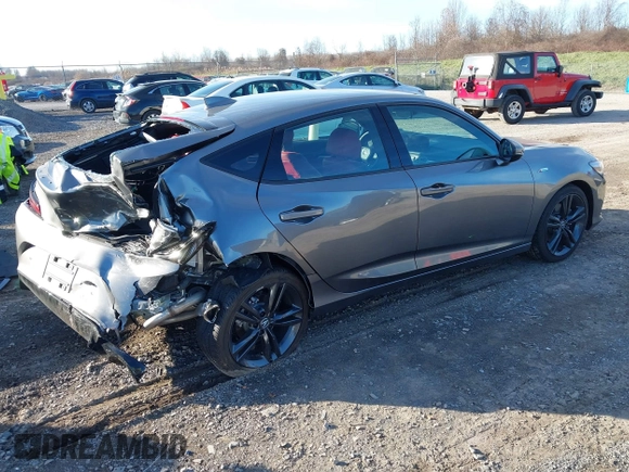 2025 Acura Integra Technology z VIN 19UDE4H64SA000391, wystawiony jako IAAI lot #40881759 z przebiegiem 3 965 mil mil oraz . Historia ofert i sprzedaży dostępna na DreamBid. Obrazek 4.