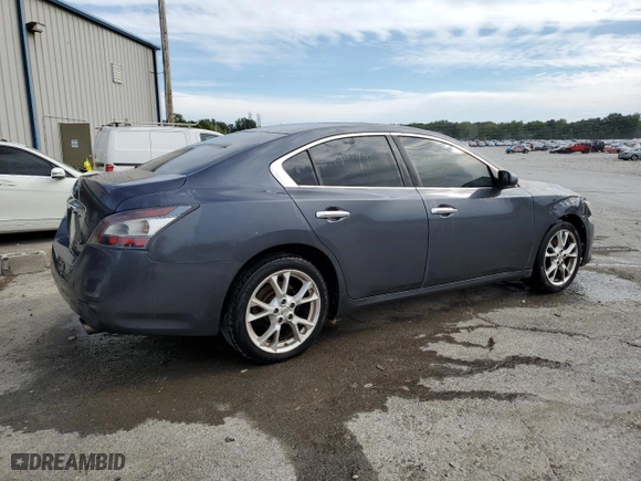 2012 Nissan Maxima 3.5 S with VIN 1N4AA5AP7CC802015, listed as a Copart auction lot 71313984 with 0 mi miles and Salvage Title. Bid and sale history available at carsss.com. Image 3.