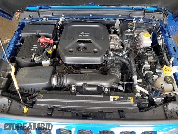 2021 Jeep Wrangler Sport с VIN 1C4GJXAN5MW712439, выставлен на аукционе Copart как лот 54781685 с пробегом 26 463 миль миль и Списание • Salvage title. История ставок и продаж доступна на DreamBid. Изображение 12.