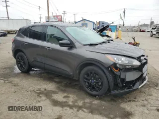 2020 Ford Escape SE Sport Hybrid with VIN 1FMCU9BZ9LUC02152, listed as a Copart auction lot 60737725 with 142,344 mi miles and Salvage title. Bid and sale history available at DreamBid. Image 4.