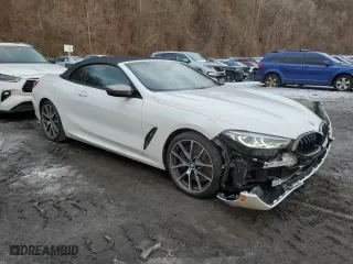2019 BMW 8 Series M850i xDrive with VIN WBAFY4C54KBX39281, listed as a Copart auction lot 43638835 with 31,657 mi miles and Salvage Title. Bid and sale history available at carsss.com. Image 4.