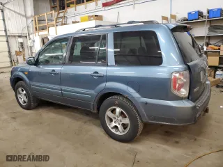 2006 Honda Pilot EX-L with VIN 5FNYF18526B003886, listed as a Copart auction lot 87386254 with 307,904 mi miles and Salvage Title. Bid and sale history available at carsss.com. Image 2.