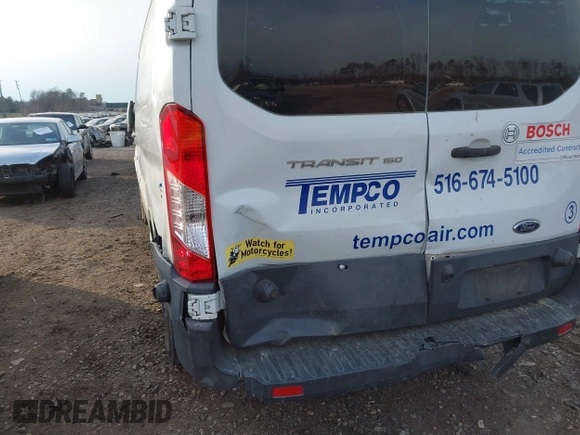 2016 Ford Transit Cargo with VIN 1FTYE9ZM8GKB22179, listed as a IAAI auction lot 41293587 with 105,232 mi miles and . Bid and sale history available at carsss.com. Image 6.
