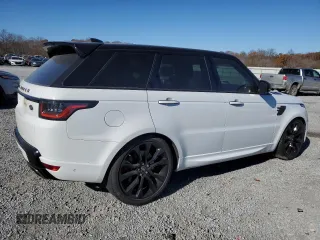 2021 Land Rover Range Rover Sport HST with VIN SALWS2RU2MA783336, listed as a Copart auction lot 82207714 with 0 mi miles and Salvage Title. Bid and sale history available at carsss.com. Image 3.