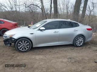 2017 Kia Optima LX with VIN 5XXGT4L36HG147615, listed as a IAAI auction lot 41710145 with 125,743 mi miles. Bid and sale history available at carsss.com. Image 14.