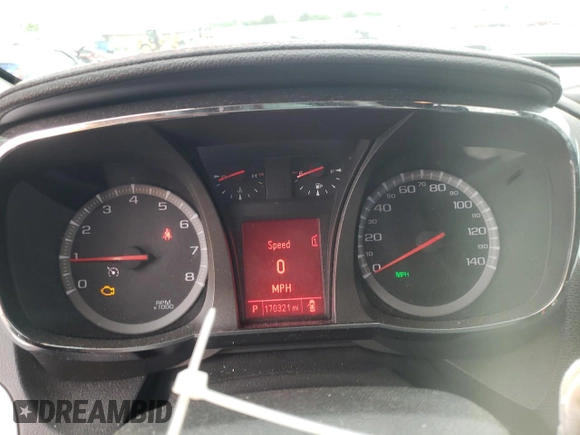 2012 GMC Terrain SLE-1 with VIN 2GKALMEK5C6288207, listed as a Copart auction lot 58363285 with 170,321 mi miles and Salvage title. Bid and sale history available at DreamBid. Image 9.