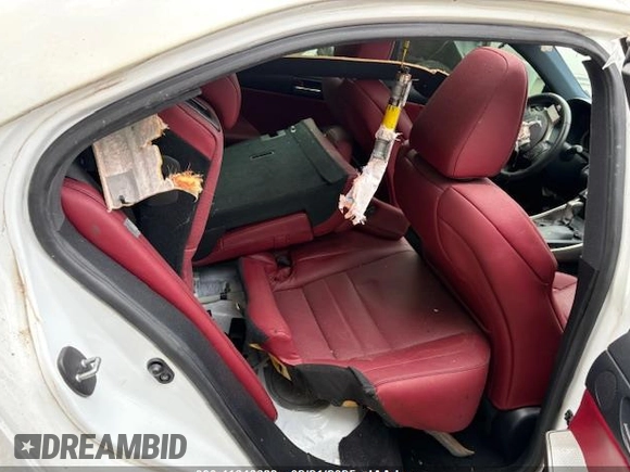 2014 Lexus IS 350 with VIN JTHBE1D23E5007450, listed as a IAAI auction lot 41646683 with 41,700 mi miles and . Bid and sale history available at DreamBid. Image 8.