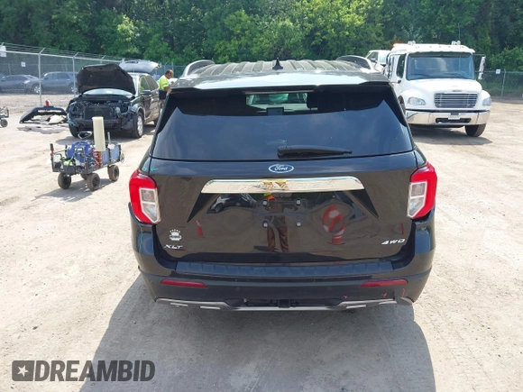 2023 Ford Explorer XLT with VIN 1FMSK8DH2PGA54527, listed as a IAAI auction lot 42463206 with 26,420 mi miles and . Bid and sale history available at DreamBid. Image 16.
