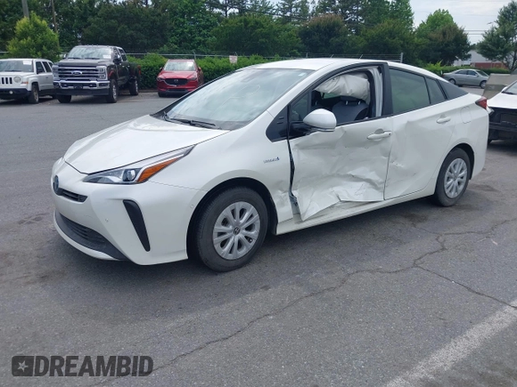 2019 Toyota Prius L Eco z VIN JTDKARFU3K3102222, wystawiony jako IAAI lot #42291403 z przebiegiem 27 669 mil mil oraz . Historia ofert i sprzedaży dostępna na DreamBid. Obrazek 16.