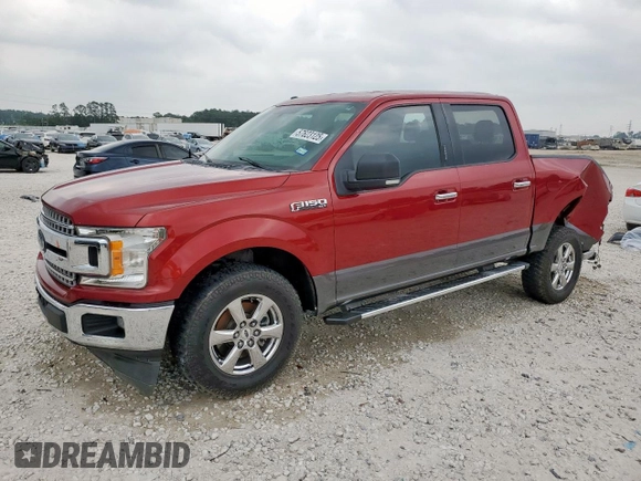 2018 Ford F-150 XL with VIN 1FTEW1CP5JKD16597, listed as a Copart auction lot 57623125 with 122,292 mi miles and Salvage title. Bid and sale history available at DreamBid. Image 1.