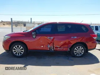 2013 Nissan Pathfinder SV with VIN 5N1AR2MN0DC604756, listed as a IAAI auction lot 41743941 with 87,143 mi miles. Bid and sale history available at carsss.com. Image 14.