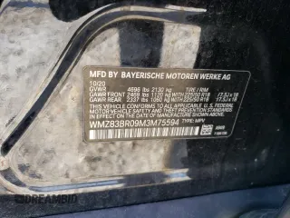 2021 MINI Countryman Cooper S with VIN WMZ83BR09M3M75594, listed as a Copart auction lot 88805185 with 53,497 mi miles and Salvage title. Bid and sale history available at DreamBid. Image 12.