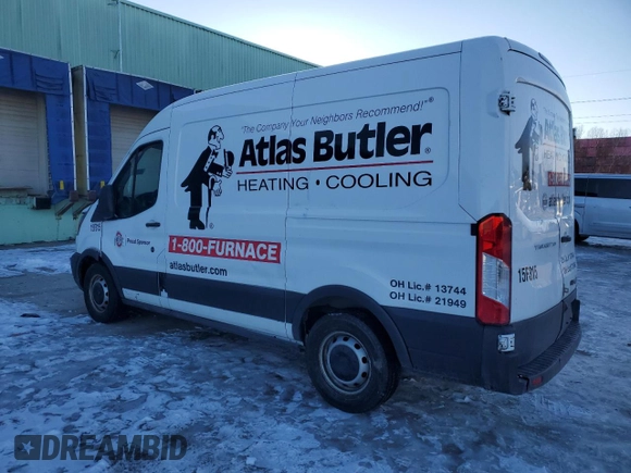 2016 Ford Transit Cargo with VIN 1FTYE1CM6GKA15349, listed as a Copart auction lot 41845265 with 119,991 mi miles and Salvage Title. Bid and sale history available at carsss.com. Image 2.