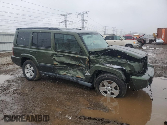 2007 Jeep Commander Sport with VIN 1J8HG48K37C511361, listed as a Copart auction lot 48335315 with 155,297 mi miles and Salvage Title. Bid and sale history available at carsss.com. Image 4.