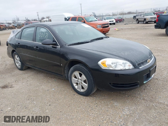 2007 Chevrolet Impala LT with VIN 2G1WT58K879342793, listed as a IAAI auction lot 40906862 with 187,949 mi miles and . Bid and sale history available at DreamBid. Image 1.