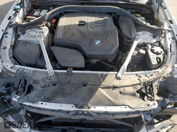 2020 BMW 5 Series 530i xDrive with VIN WBAJR7C09LCE07428, listed as a Copart auction lot 44449835 with 57,440 mi miles and Salvage title. Bid and sale history available at DreamBid. Image 11.