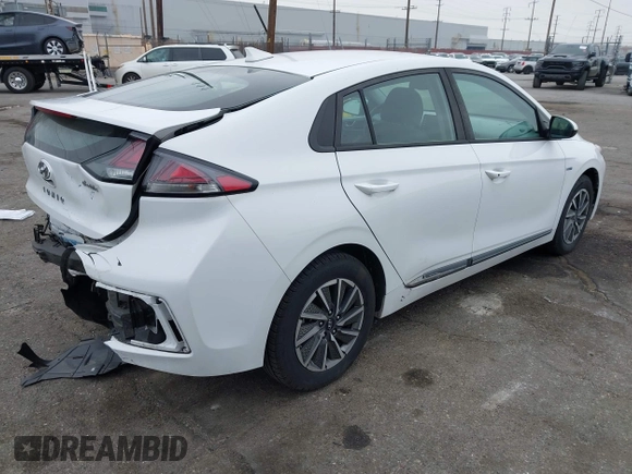 2020 Hyundai Ioniq SE with VIN KMHC75LJ2LU071350, listed as a IAAI auction lot 42169600 with 74,011 mi miles and . Bid and sale history available at DreamBid. Image 4.