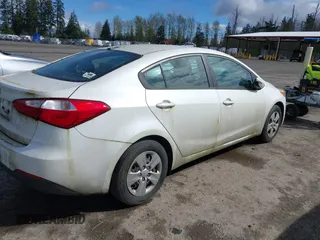 2015 Kia Forte LX with VIN KNAFX4A63F5258103, listed as a IAAI auction lot 41980166 with 144,350 mi miles. Bid and sale history available at carsss.com. Image 4.