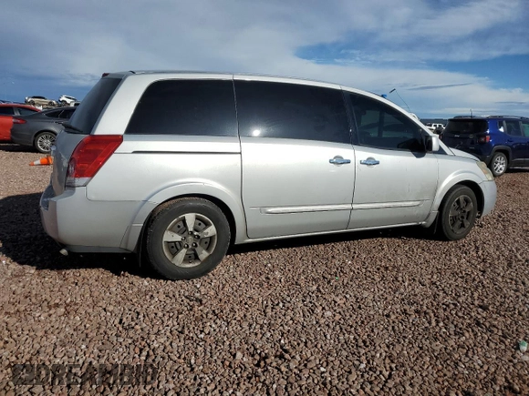 2007 Nissan Quest SL z VIN 5N1BV28U47N132202, wystawiony jako Copart lot #88989405 z przebiegiem 177 845 mil mil oraz Czysty tytuł • Clean title. Historia ofert i sprzedaży dostępna na DreamBid. Obrazek 3.