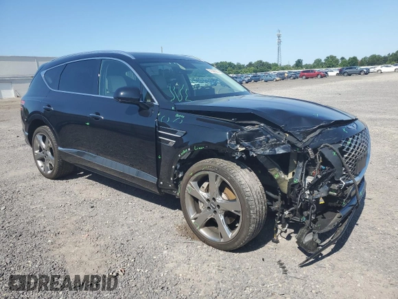 2022 Genesis GV80 с VIN KMUHBDSBXNU090953, выставлен на аукционе Copart как лот 61228025 с пробегом Не указан миль и Списание • Salvage title. История ставок и продаж доступна на DreamBid. Изображение 4.