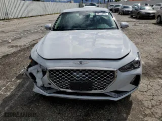 2020 Genesis G70 2.0T with VIN KMTG64LA7LU056492, listed as a Copart auction lot 46338413 with 24,645 mi miles. Bid and sale history available at carsss.com. Image 5.
