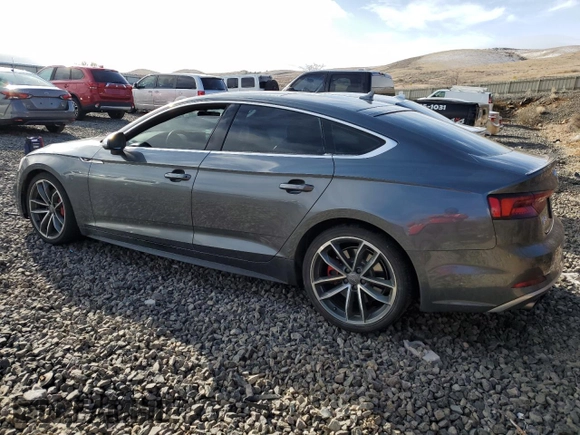 2018 Audi S5 Sportback Prestige z VIN WAUC4CF52JA103855, wystawiony jako Copart lot #48995135 z przebiegiem 78 106 mil mil oraz Szkoda całkowita • Salvage title. Historia ofert i sprzedaży dostępna na DreamBid. Obrazek 2.