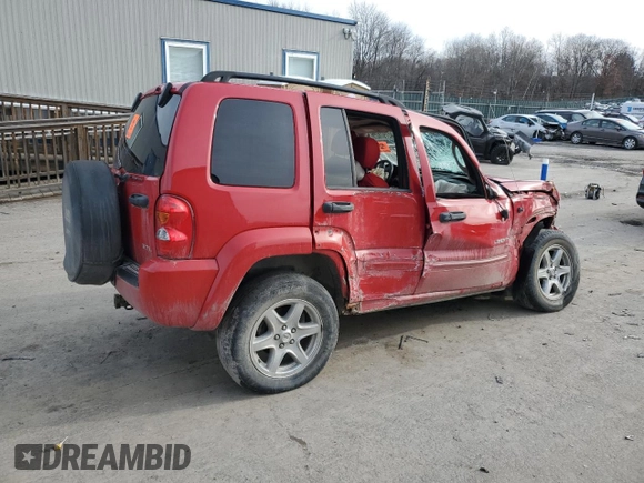 2003 Jeep Liberty Limited with VIN 1J4GL58K13W682147, listed as a Copart auction lot 42797825 with 110,075 mi miles and Salvage Title. Bid and sale history available at DreamBid. Image 3.