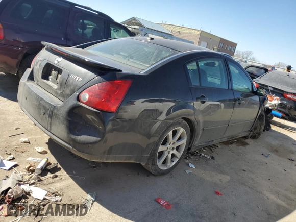 2008 Nissan Maxima 3.5 SE with VIN 1N4BA41E88C811469, listed as a Copart auction lot 47457975 with 138,306 mi miles and Salvage Title. Bid and sale history available at carsss.com. Image 3.
