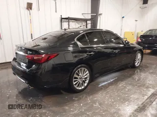 2021 Infiniti Q50 Luxe with VIN JN1EV7BR0MM755324, listed as a IAAI auction lot 42126177 with 33,000 mi miles and . Bid and sale history available at DreamBid. Image 4.