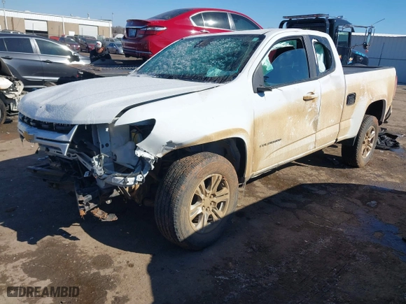 2021 Chevrolet Colorado 2WD LT with VIN 1GCHSCEA0M1280387, listed as a IAAI auction lot 41572295 with 63,710 mi miles. Bid and sale history available at carsss.com. Image 18.