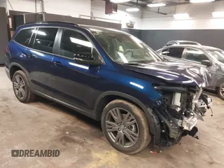 2022 Honda Pilot Sport z VIN 5FNYF6H35NB037556, wystawiony jako IAAI lot #42355223 z przebiegiem 5 500 mil mil oraz . Historia ofert i sprzedaży dostępna na DreamBid. Obrazek 1.