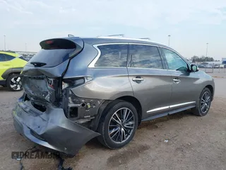 2020 Infiniti QX60 Luxe with VIN 5N1DL0MN5LC513550, listed as a IAAI auction lot 41676777 with 78,534 mi miles and . Bid and sale history available at DreamBid. Image 4.