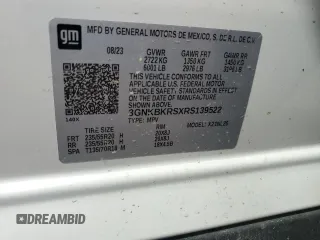 2024 Chevrolet Blazer RS z VIN 3GNKBKRSXRS139522, wystawiony jako Copart lot #56057595 z przebiegiem 29 475 mil mil oraz Szkoda całkowita • Salvage title. Historia ofert i sprzedaży dostępna na DreamBid. Obrazek 13.