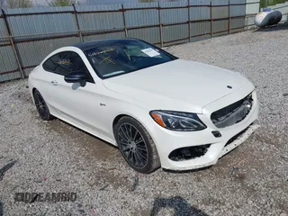2018 Mercedes-Benz C 43 AMG with VIN WDDWJ6EB9JF679985, listed as a IAAI auction lot 41992047 with 57,619 mi miles and . Bid and sale history available at carsss.com. Image 1.