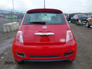 2015 FIAT 500 Sport with VIN 3C3CFFBR7FT707154, listed as a IAAI auction lot 41836730 with 77,675 mi miles. Bid and sale history available at carsss.com. Image 17.