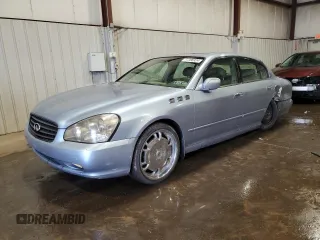 2002 Infiniti Q45 z VIN JNKBF01A62M002926, wystawiony jako Copart lot #73206924 z przebiegiem Nie podano mil oraz Szkody całkowita. Historia ofert i sprzedaży dostępna na DreamBid. Obrazek 1.