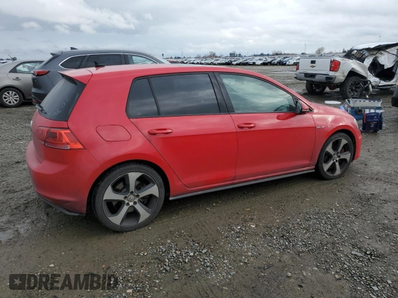2016 Volkswagen Golf GTI SE w/Performance Pkg with VIN 3VW547AU9GM026167, listed as a Copart auction lot 86973664 with 283,823 mi miles and Clean Title. Bid and sale history available at carsss.com. Image 3.